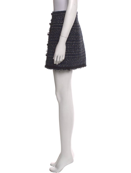 Veronica Beard Tweed Pattern Mini Skirt