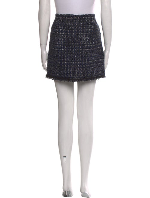 Veronica Beard Tweed Pattern Mini Skirt