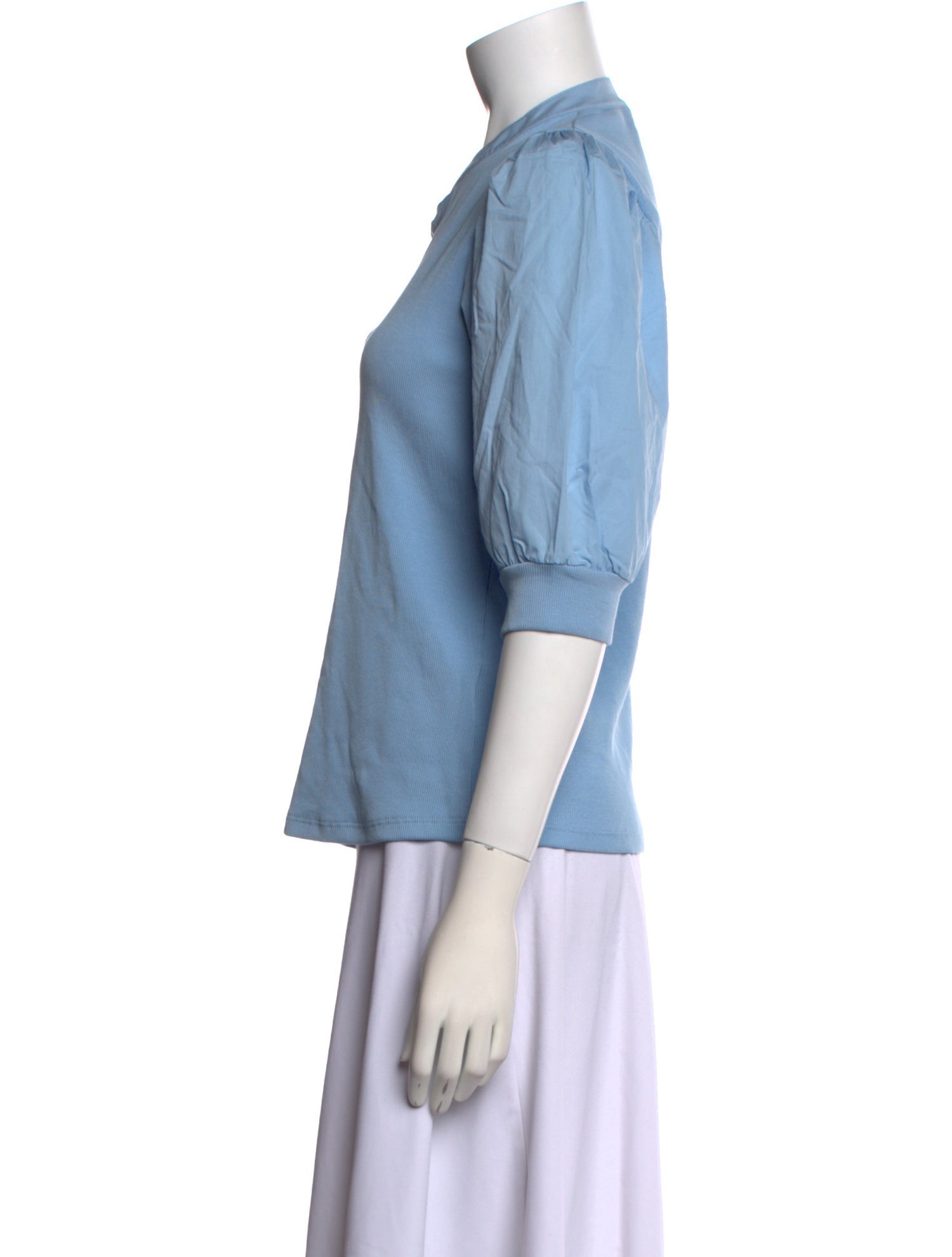 Veronica Beard V-Neck Three-Quarter Sleeve Polo w/ Tags