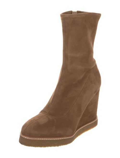 Veronica Beard Suede Sock Boots