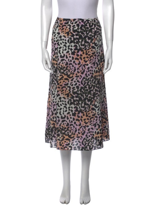 Veronica Beard Silk Midi Length Skirt
