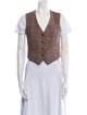 Veronica Beard Houndstooth Print Vest