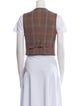 Veronica Beard Houndstooth Print Vest