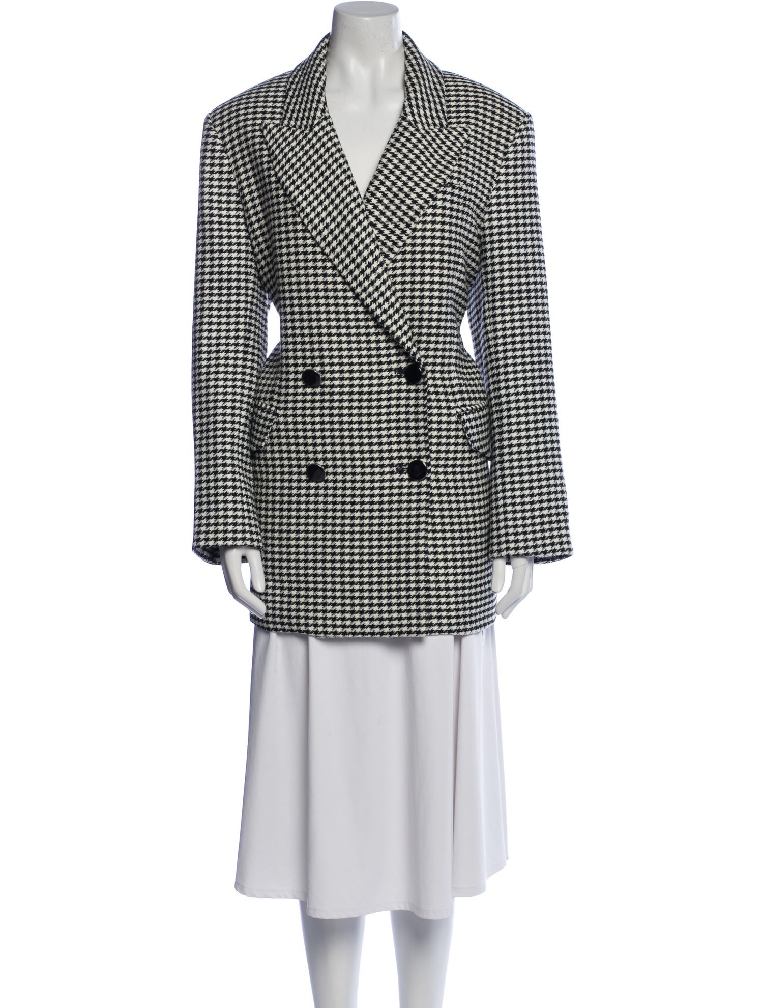 Veronica Beard Houndstooth Print Blazer