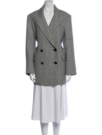 Veronica Beard Houndstooth Print Blazer