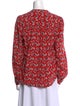 Veronica Beard Silk Printed Blouse