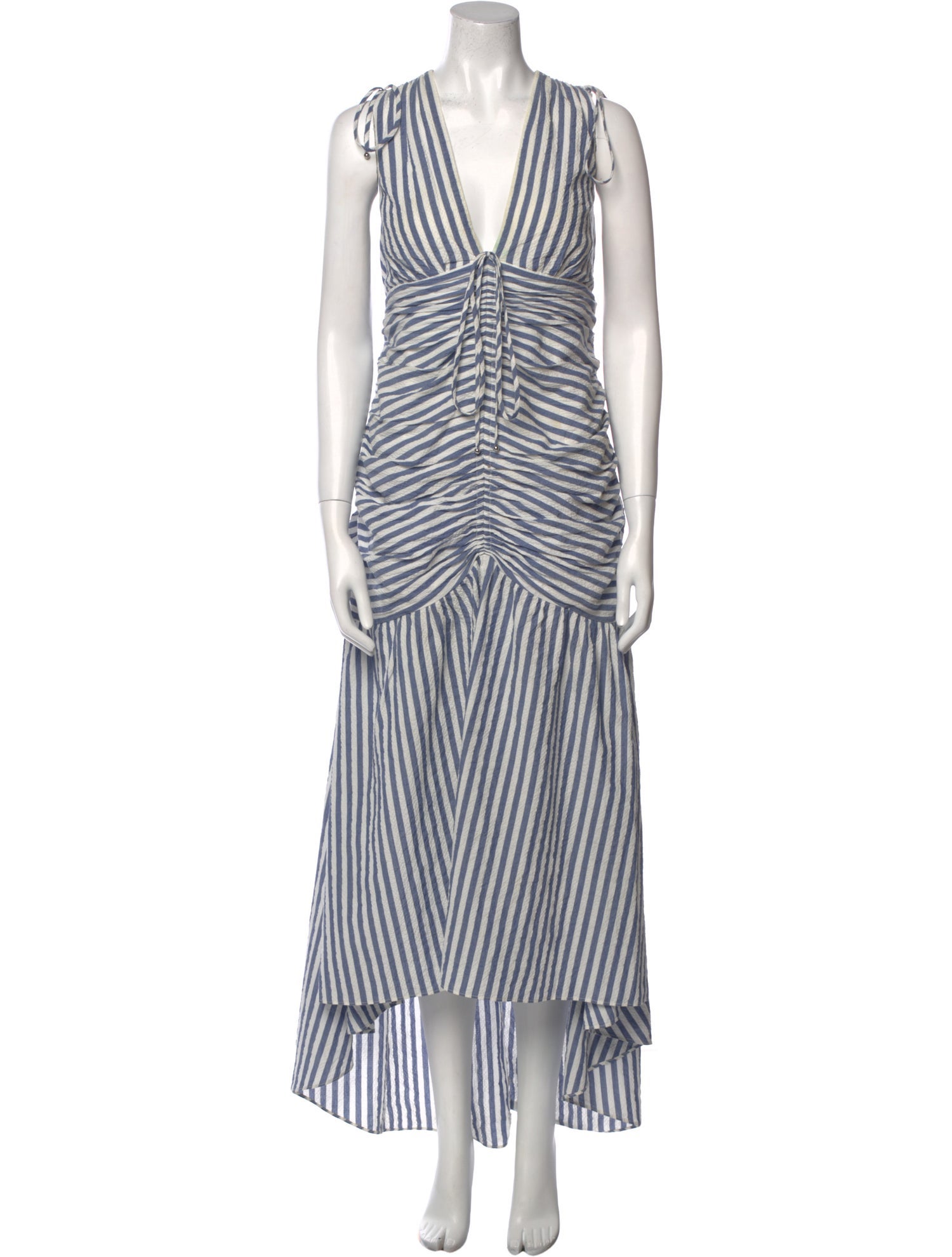 Veronica Beard Striped Long Dress