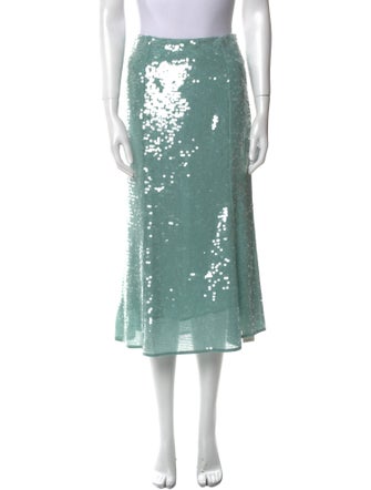 Veronica Beard Sequin Embellishments Midi Length Skirt