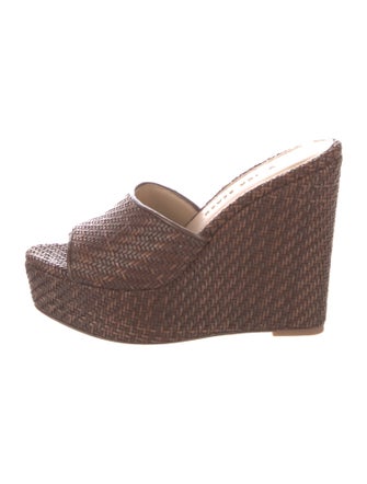 Veronica Beard Leather Printed Espadrilles