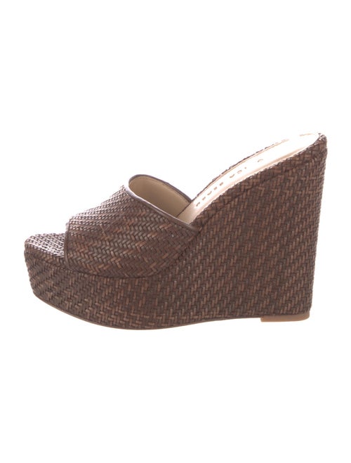 Veronica Beard Leather Printed Espadrilles