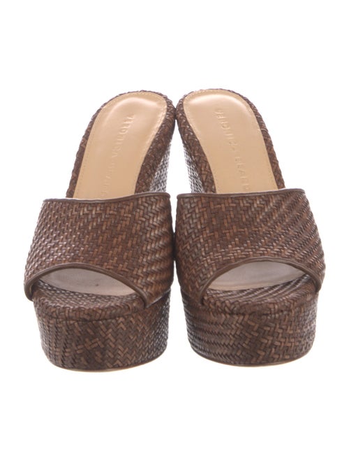 Veronica Beard Leather Printed Espadrilles