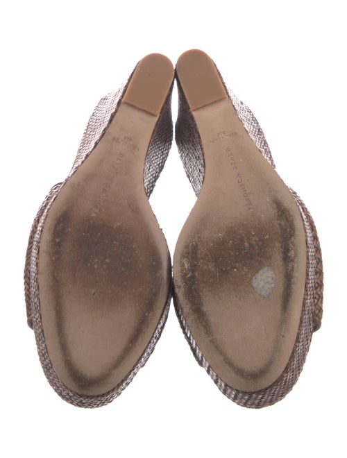 Veronica Beard Leather Printed Espadrilles