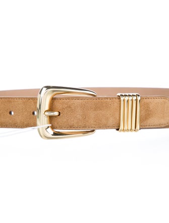 Veronica Beard Suede Waist Belt