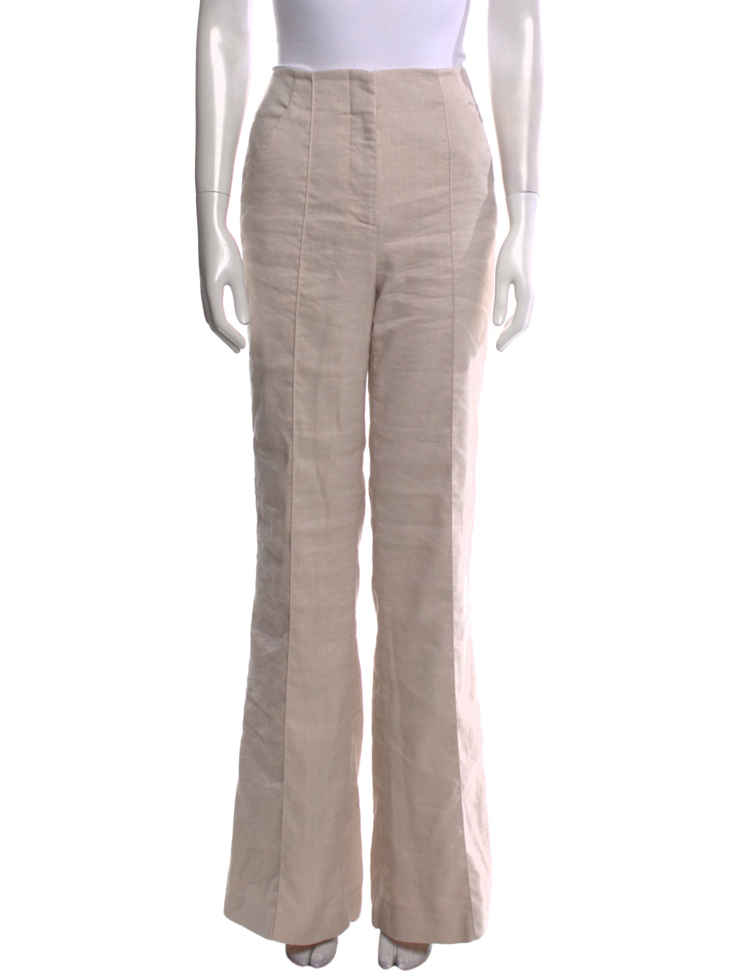 Veronica Beard Linen Wide Leg Pants