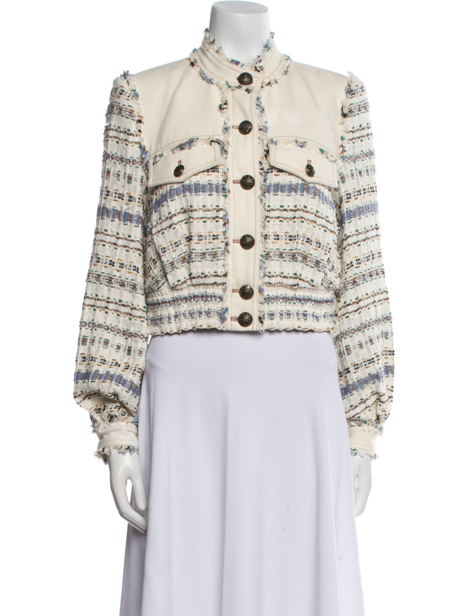 Veronica Beard Tweed Pattern Jacket