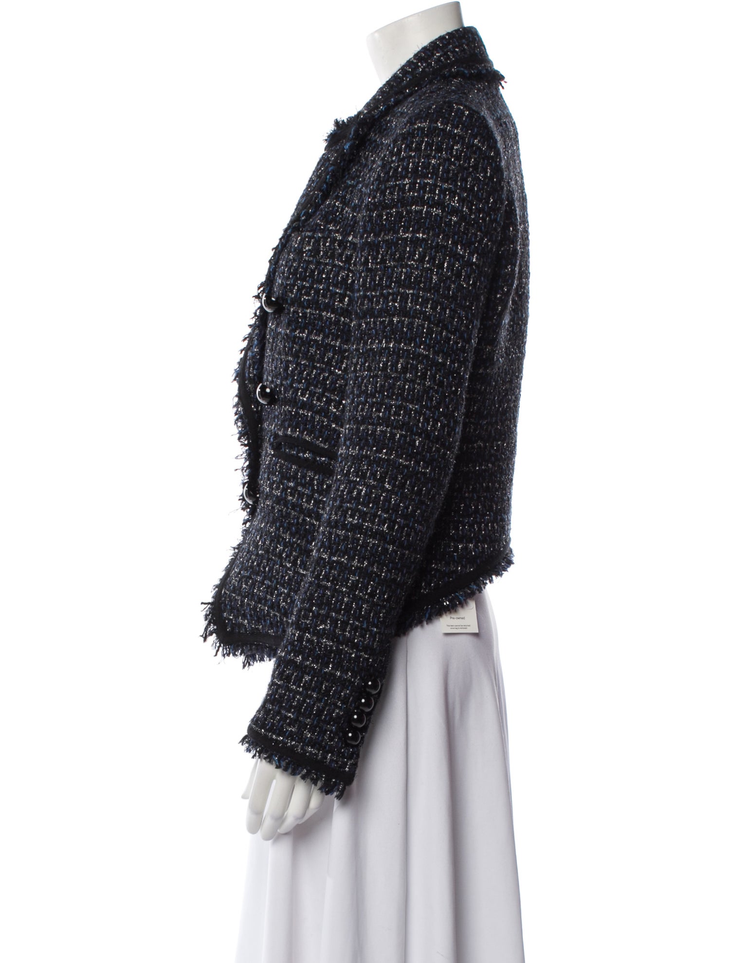 Veronica Beard Tweed Pattern Blazer