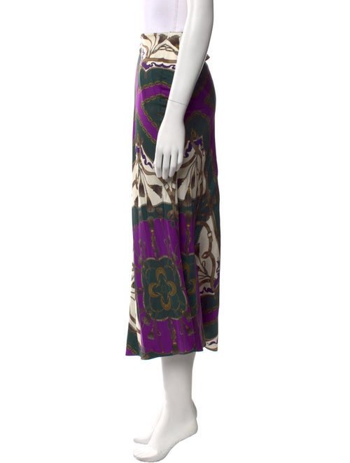 Veronica Beard Printed Midi Length Skirt