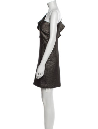 Veronica Beard One-Shoulder Mini Dress