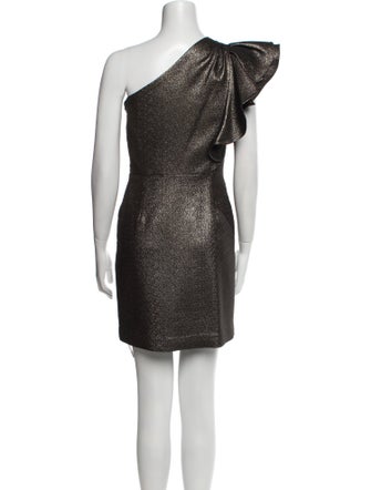 Veronica Beard One-Shoulder Mini Dress