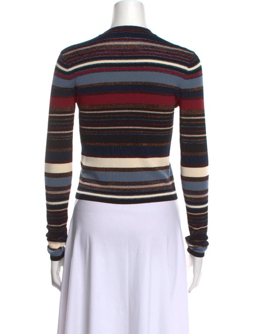 Veronica Beard Striped Crew Neck Sweater