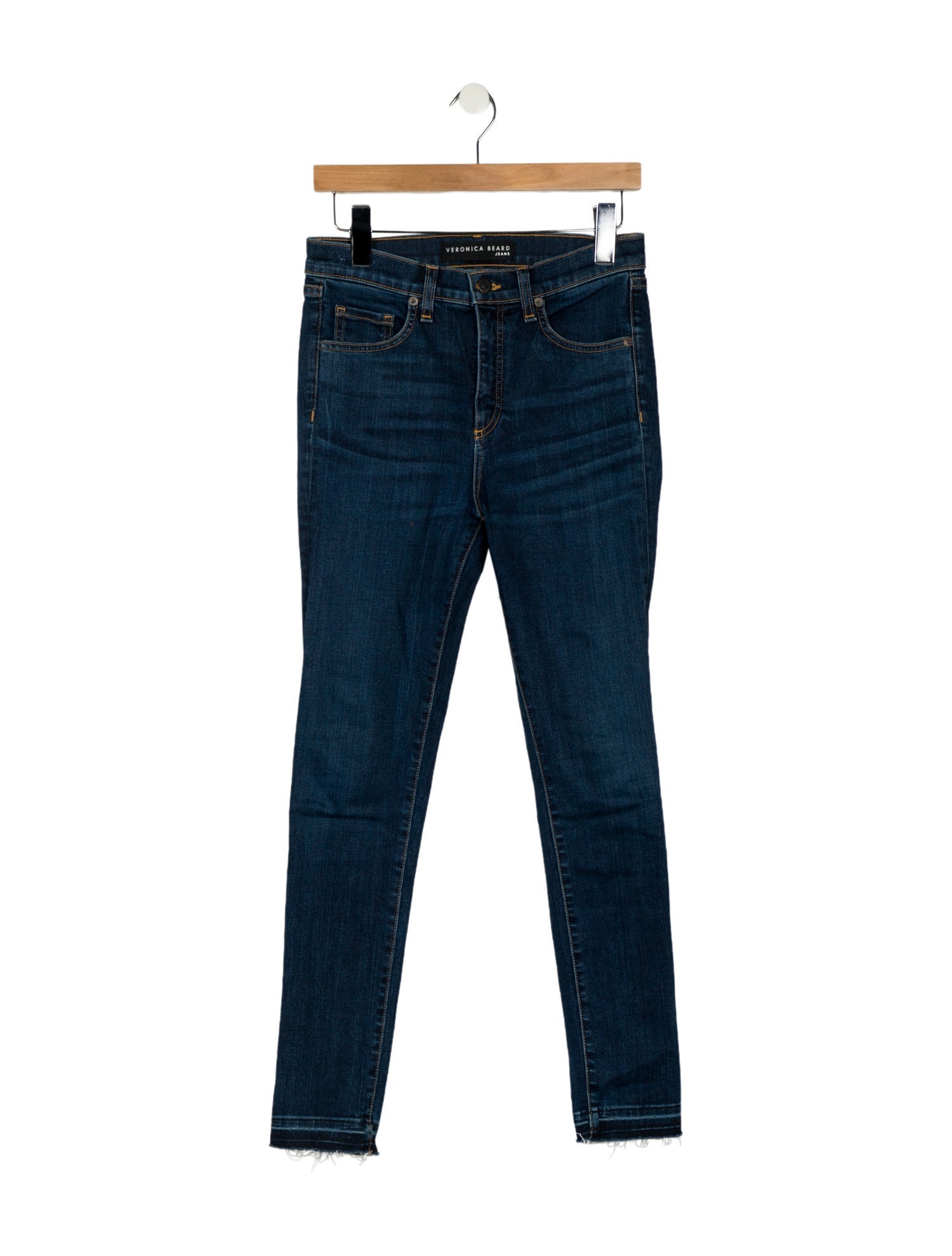 Veronica Beard Mid-Rise Skinny Leg Jeans