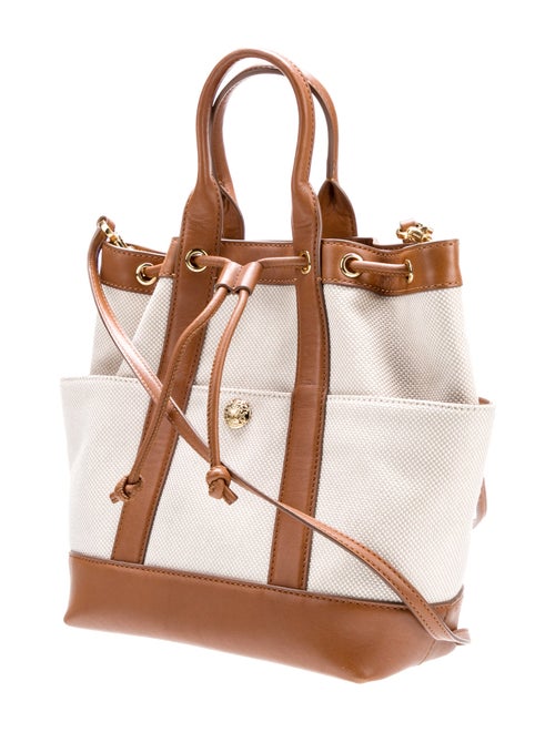 Veronica Beard Canvas Top Handle Bag