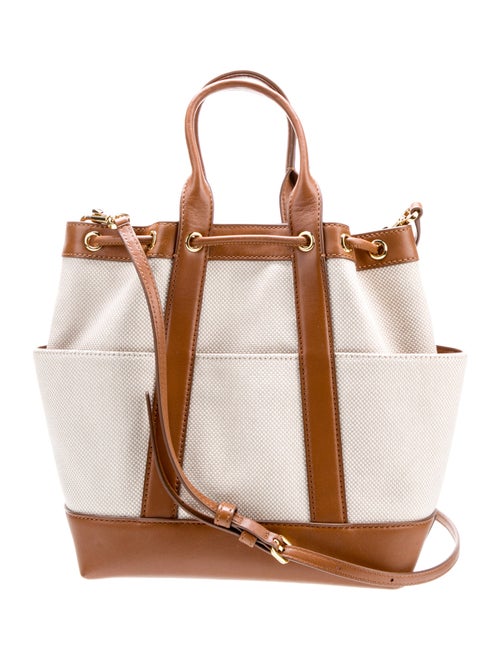Veronica Beard Canvas Top Handle Bag