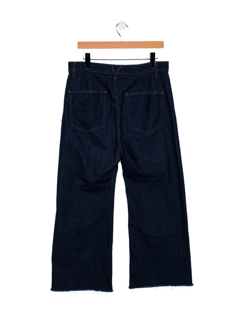 Veronica Beard High-Rise Wide Leg Jeans