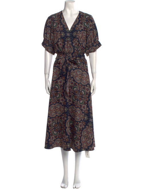 Veronica Beard Snakeskin Long Dress