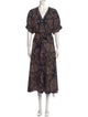 Veronica Beard Snakeskin Long Dress