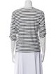 Veronica Beard Striped Scoop Neck T-Shirt