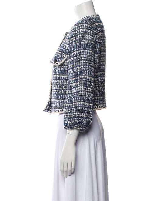 Veronica Beard Tweed Pattern Evening Jacket