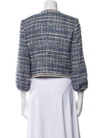 Veronica Beard Tweed Pattern Evening Jacket