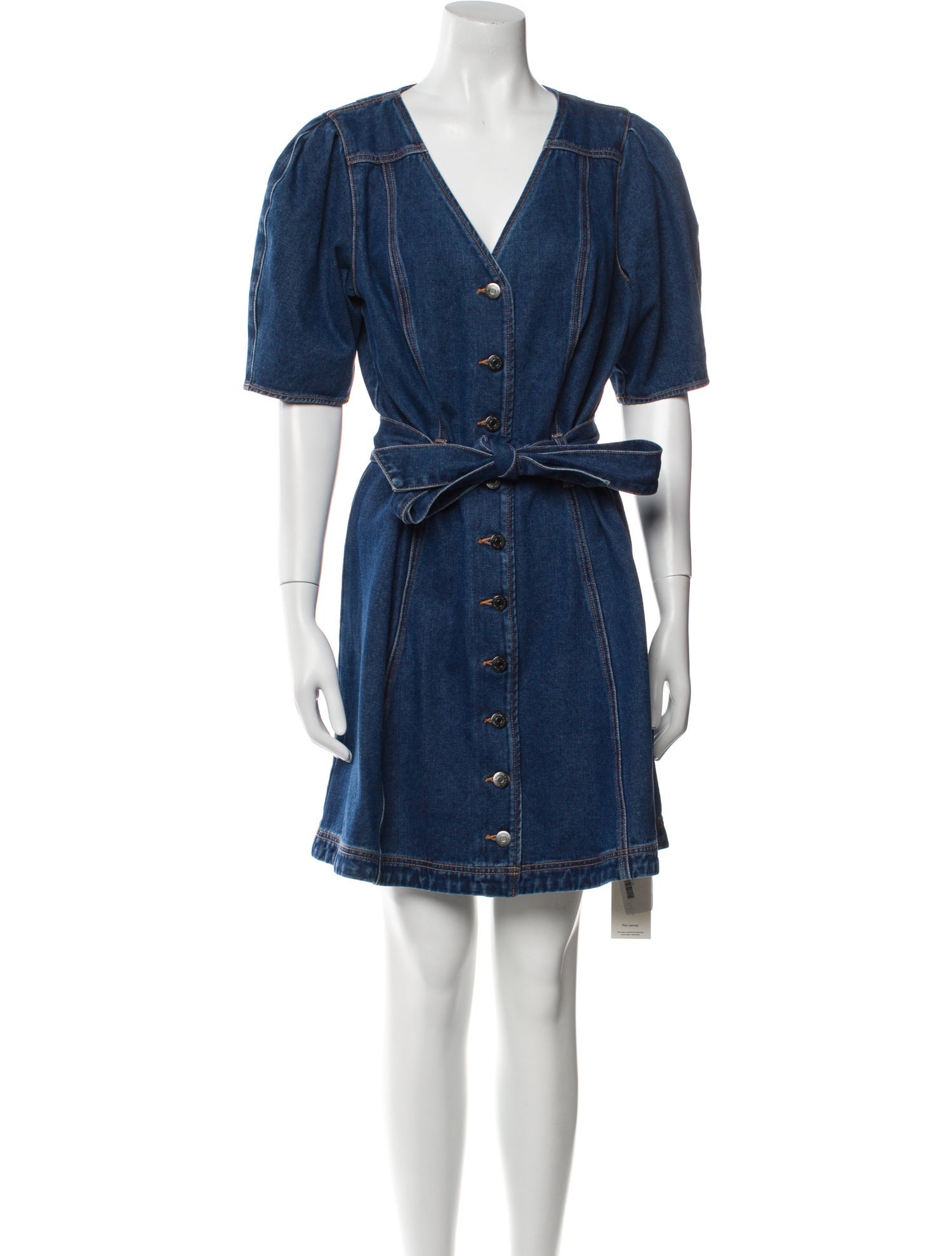 Veronica Beard V-Neck Mini Dress