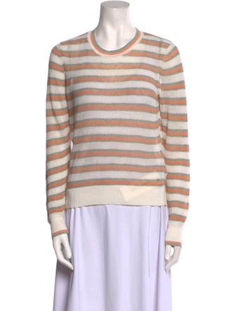 Veronica Beard Linen Striped Sweater