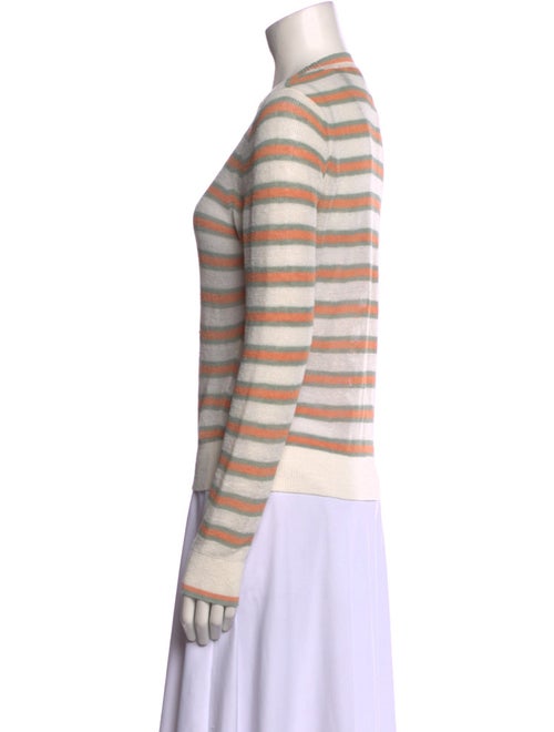 Veronica Beard Linen Striped Sweater
