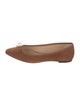 Veronica Beard Suede Bow Accents Ballet Flats