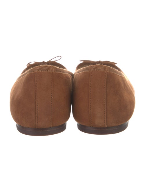 Veronica Beard Suede Bow Accents Ballet Flats