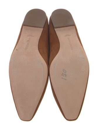 Veronica Beard Suede Bow Accents Ballet Flats