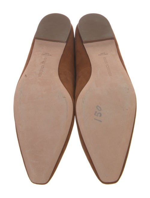 Veronica Beard Suede Bow Accents Ballet Flats
