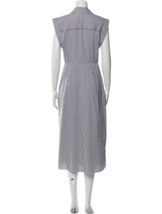 Veronica Beard Striped Long Dress