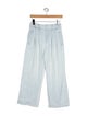 Veronica Beard High-Rise Wide Leg Jeans