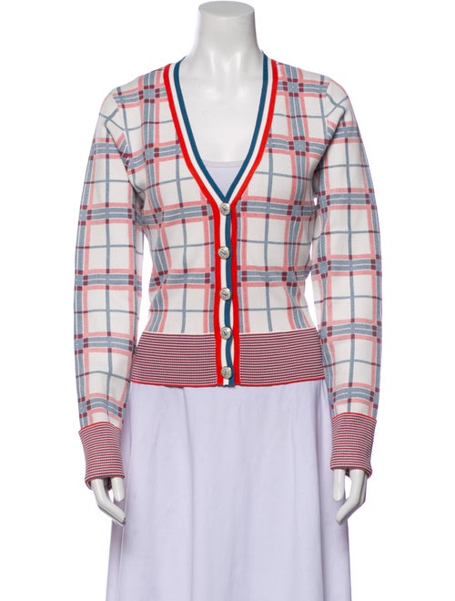 Veronica Beard Plaid Print Blazer