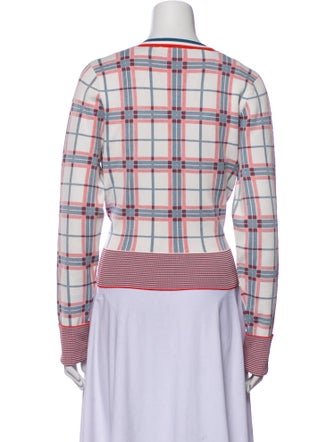 Veronica Beard Plaid Print Blazer