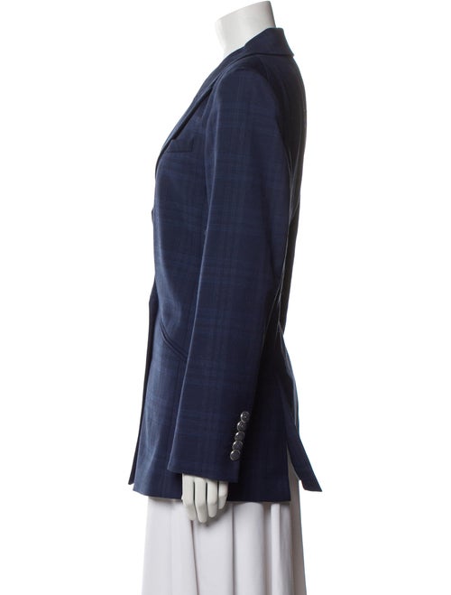 Veronica Beard Plaid Print Blazer