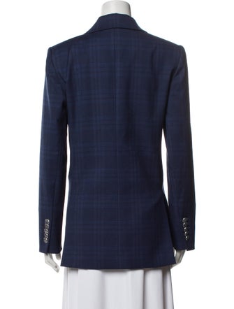 Veronica Beard Plaid Print Blazer