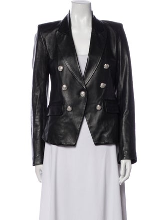 Veronica Beard Leather Blazer