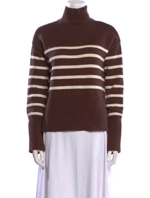Veronica Beard Striped Turtleneck Sweater