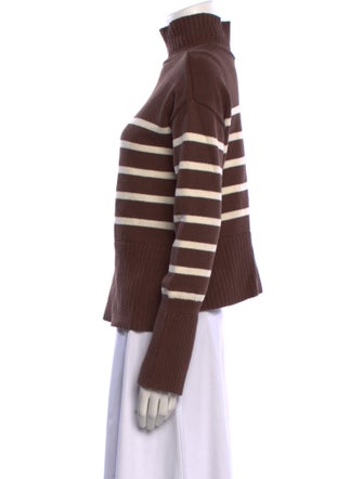 Veronica Beard Striped Turtleneck Sweater