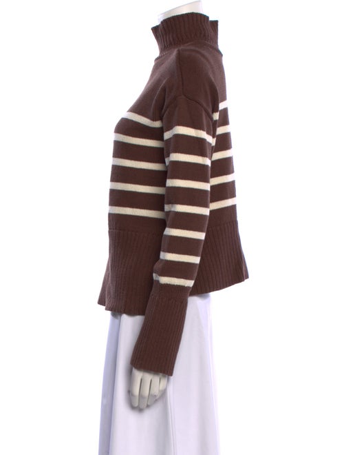 Veronica Beard Striped Turtleneck Sweater